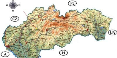 რუკა სლოვაკეთი ციხე